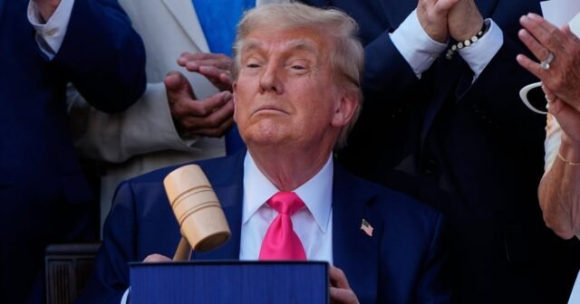 Trump marcó, Browbeat y prevaleció. Pero su gran proyecto de ley puede tener un costo político.
