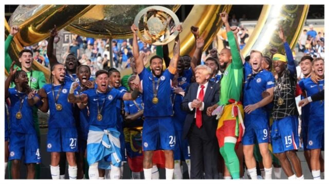 Trump se une al Chelsea para la celebración de la Copa Mundial de Clubes
