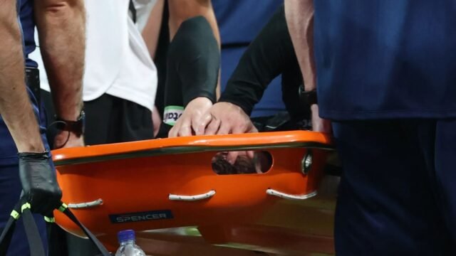 James Maddison vio muletas mientras Thomas Frank da una actualización de lesiones preocupantes sobre el Tottenham Star
