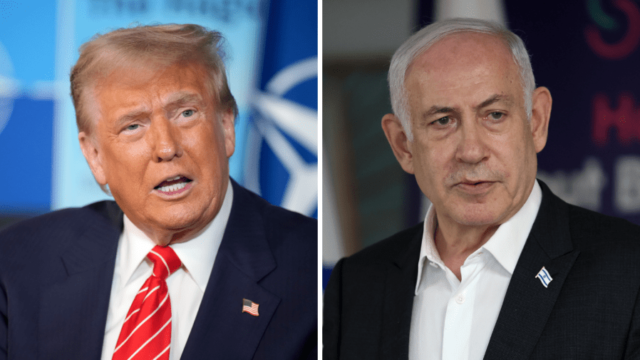 La oficina de Netanyahu niega el partido de gritos informado con Trump
