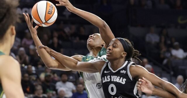 Seattle Storm Fall to Las Vegas Aces a pesar de la gran noche para Dominique Malonga
