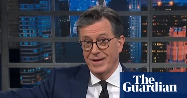 Stephen Colbert en el nivel del nivel del agua de JD Vance: 'Movimiento de emperador de bebé loco y malcriado' | Roundup de televisión nocturno

