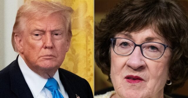 Trump golpea a Susan Collins por presupuesto y lealtad republicana
