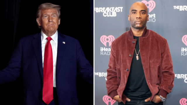 Trump regresa a la Charlamagne de 'Sleazbag' Tha Dios después de los comentarios de Epstein
